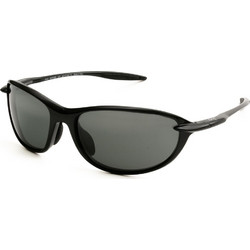 Maui Jim 339-02 Ανδρικά Γυαλιά Ηλίου Μάσκα Μεταλλικά Μαύρα με Μαύρο Φακό