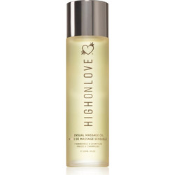 Highonlove Strawberry Champagne Sensual Massage Oil 120ml