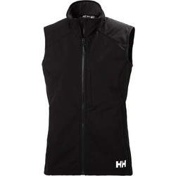 Helly Hansen Paramount Αμάνικο Αθλητικό Γυναικείο Μπουφάν Softshell Μακρύ Αδιάβροχο Μαύρο 62926-990
