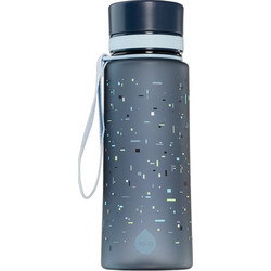 Equa Pixel Παιδικό Παγούρι Πλαστικό BPA Free Navy Μπλε 600ml