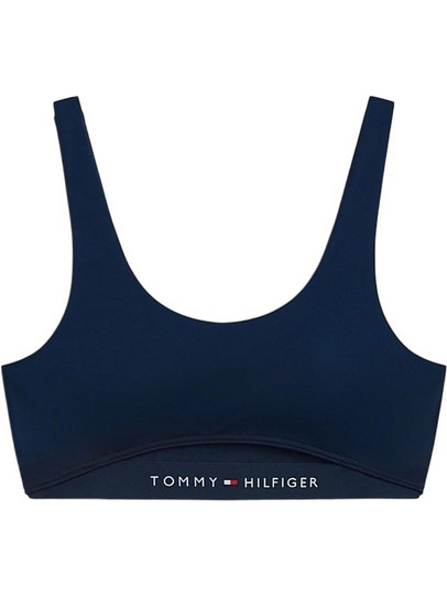 Tommy Hilfiger Bikini Top Μπουστάκι Navy Μπλε UW0UW06359-C1G