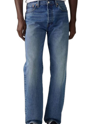 Levi's 501 (R) Ανδρικό Τζιν Παντελόνι Κανονική Εφαρμογή Μπλε 00501-3739