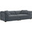 Liberta Ruler Διθέσιος Καναπές Γκρι 243x102x68cm 70-0436