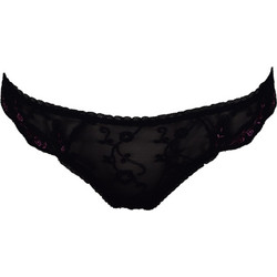 Luna Eternity Γυναικείο Sexy String με Δαντέλα Μαύρο 2854