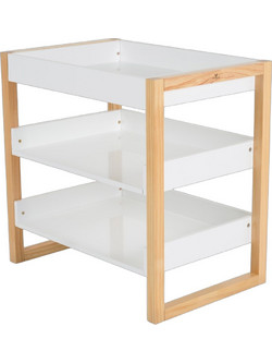 Cangaroo Timber Βάση Αλλαξιέρας Μωρού Ξύλινη 82x54cm Λευκή