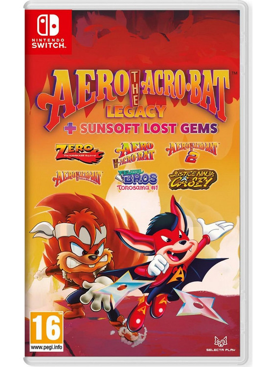 Aero The Acro-Bat Legacy + Sunsoft Lost Gems Nintendo Switch