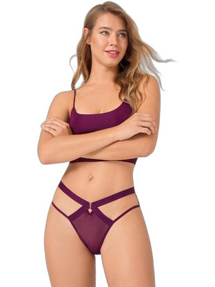 Cottonhill Γυναικείο Sexy Brazil Μωβ CH0125