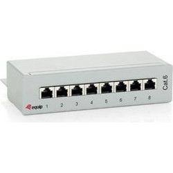 Equip 227369 Ethernet Patch Panel Rack 10" 8 Θυρών Cat.6