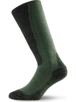 Lasting Merino Ανδρικές Κάλτσες Ψηλές με Σχέδια Κυπαρισσί WSM-620