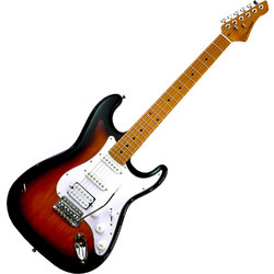 Tanglewood Northstar NSP1CAR Ηλεκτρική Κιθάρα ST Style με Μαγνήτες HSS & Ταστιέρα Maple 3 Tone Sunburst