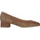 JB Martin Virginia Γόβες Suede με Χοντρό Χαμηλό Τακούνι Καφέ AHJ409-44
