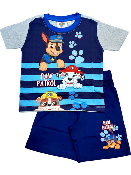 Disney Paw Patrol Βαμβακερή Καλοκαιρινή Navy Μπλε Γκρι PAW36-0985