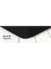 Marwa Σεντόνι King Size Βαμβακερό με Λάστιχο 180x200+30 016 Black