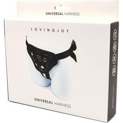 Loving Joy Universal Harness Strap On Μαύρο