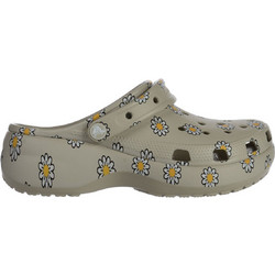 Crocs Classic Platform Σαμπό Μπεζ 212668-1WY