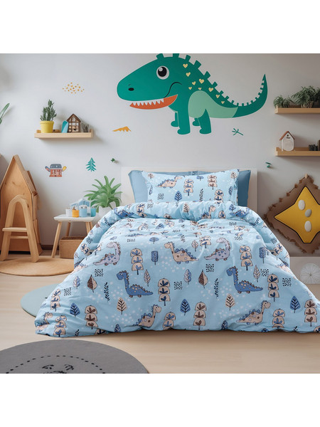 Beauty Home Σετ Παιδικό Πάπλωμα Μονό Βαμβακερό 160x230 Candy Art 6325