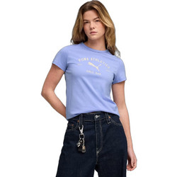 Puma Class Graphic Γυναικείο Αθλητικό T-Shirt Γαλάζιο 691876-60