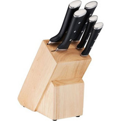 Tefal Ice Force Σετ Μαχαίρια από Ανοξείδωτο Ατσάλι με Βάση 5τμχ