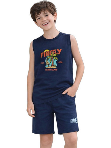 Firefly Παιδική Βερμούδα Υφασμάτινη Navy Μπλε FBB26201-0685