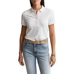 Gant Γυναικεία Μπλούζα Polo Κοντομάνικη Λευκή 3GW4201474-110