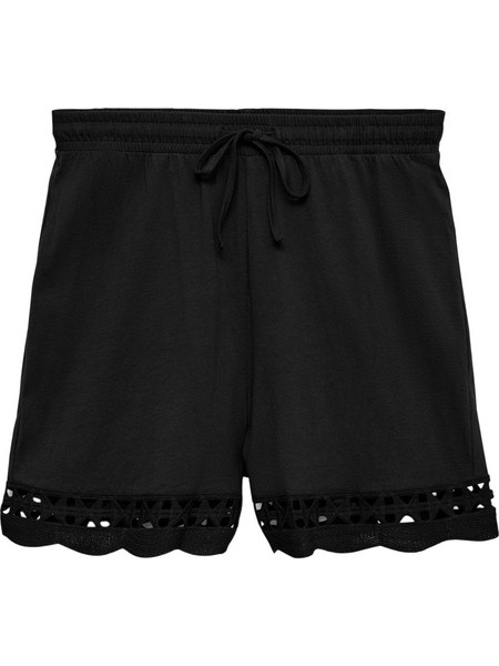Vero Moda Γυναικείο Σορτς Υφασμάτινο Ψηλόμεσο Μαύρο 10339861
