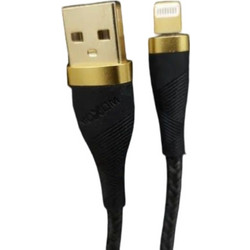 Moxom MX-CB64 USB-A to Lightning Cable 2m Black Gold