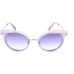 Swarovski SK0169 81Z Γυναικεία Γυαλιά Ηλίου Cat Eye Μεταλλικά Χρυσά με Μωβ Φακό