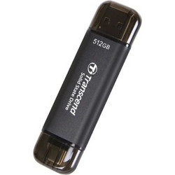 Transcend ESD310 512GB USB Stick 3.2 Gen 2 με USB-A & USB-C Μαύρο
