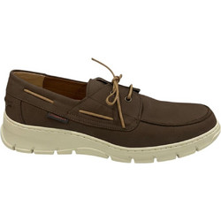 Commanchero Ανδρικά Μοκασίνια Boat Shoes Δερμάτινα Καφέ 72464-222