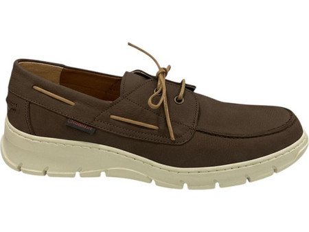 Commanchero Ανδρικά Μοκασίνια Boat Shoes Δερμάτινα Καφέ 72464-222