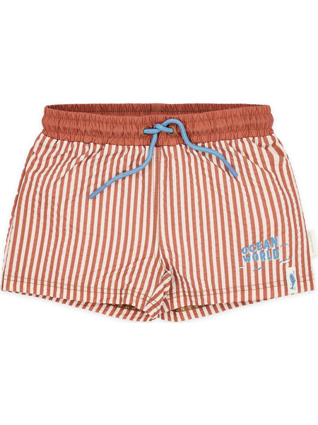Little Dutch Ocean Stripes Βρεφικό Μαγιό Σορτς για Αγόρι Rusted LD-CL260305