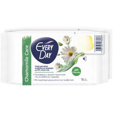 EveryDay Chamomile Care Μαντηλάκια Ευαίσθητης Περιοχής 2x15τμχ
