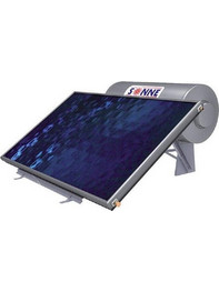 Sonne Atlas Ηλιακός Θερμοσίφωνας 120lt 1.6m² Glass Διπλής Ενέργειας Χαμηλού Ύψους