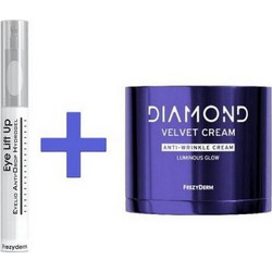 Frezyderm Diamond Anti-Wrinkle Luminous Glow Velvet Cream 50ml + Eye Lift Up Eyelid 10ml
