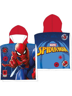 SUMMERtiempo Spider-Man Παιδικό Πόντσο Θαλάσσης Microfiber Μπλε 50x100cm 42-3400