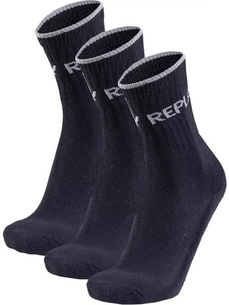 Replay Ανδρικές Κάλτσες Ψηλές Μαύρες 3Pack C100633-001-N126