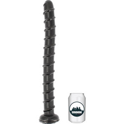 Summum Viper Dildo με Βεντούζα 44cm Μαύρο