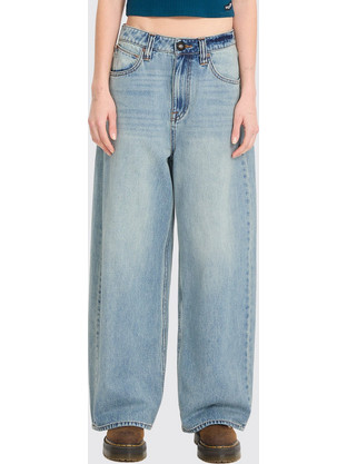 Volcom Γυναικείο Τζιν Παντελόνι Loose Εφαρμογή Μπλε B1912607-VO0