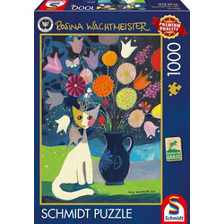 Puzzle Schmidt Rosina Wachtmeister White Cat 1000 Κομμάτια