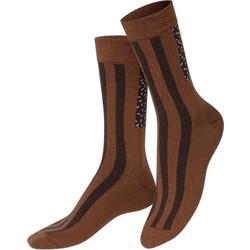 Eat My Socks Chocolate Cake Ανδρικές Κάλτσες Ψηλές με Σχέδια Καφέ EMSNOCACH