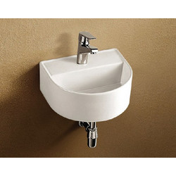 Karag LT 5062 Επικαθήμενος Κρεμαστός Νιπτήρας Μπάνιου Πορσελάνης 32x29x13cm Λευκός