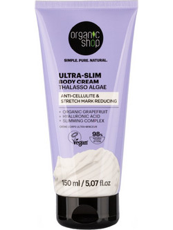 Natura Siberica Organic Shop Thalasso Algae Ultra-Slim Κρέμα Σώματος για Ραγάδες κατά της Kυτταρίτιδας 150ml