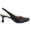 Desiree Ανατομικές Γόβες Slingback Δερμάτινες με Λεπτό Χαμηλό Τακούνι Μαύρες MAIA37