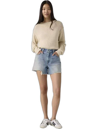 Levi's Γυναικείο Σορτς Τζιν Ψηλόμεσο Μπλε 005DS-0001