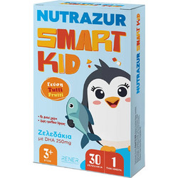Nutrazur Smart Kid Tutti Frutti Ιχθυέλαιο για Παιδιά 30 Ζελεδάκια