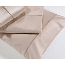 Down Town Home Σεντόνι Ημίδιπλο Βαμβακοσατέν 205x305 250/11 Pudra