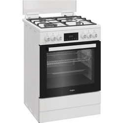Whirlpool W6G8LMSWW Κουζίνα Ηλεκτρική 72lt με Εστίες Αερίου & Ρεύματος 60cm
