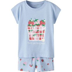 Name It Strawberry Παιδικό Σετ για Κορίτσι Καλοκαιρινό Γαλάζιο 13228173
