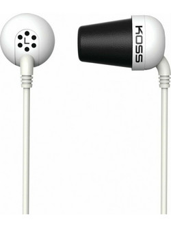 Koss The Plug Ακουστικά Ψείρες In-Ear Λευκά