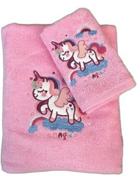 Linea Home Unicorn Σετ Βρεφικές Πετσέτες 2τμχ